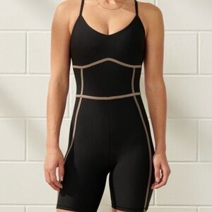 NWT Abercrombie & Fitch YPB‎ SculptLUX Active Onesie Size XXL